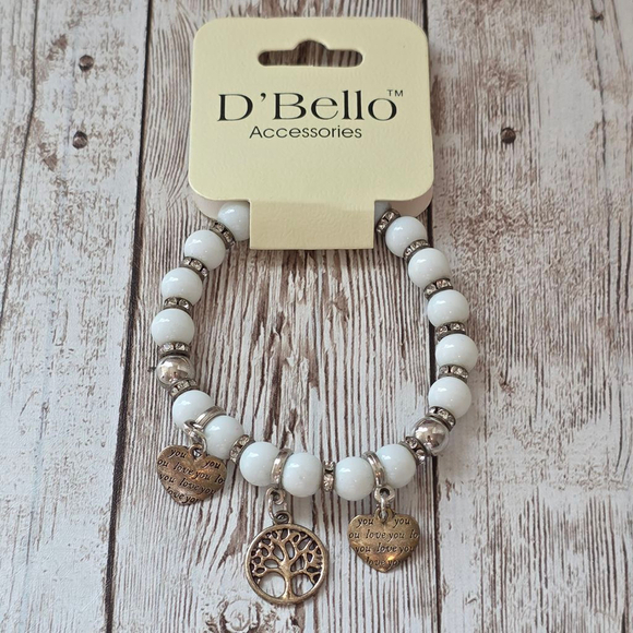 D'Bello Accessories Bracelet White - Picture 1 of 3